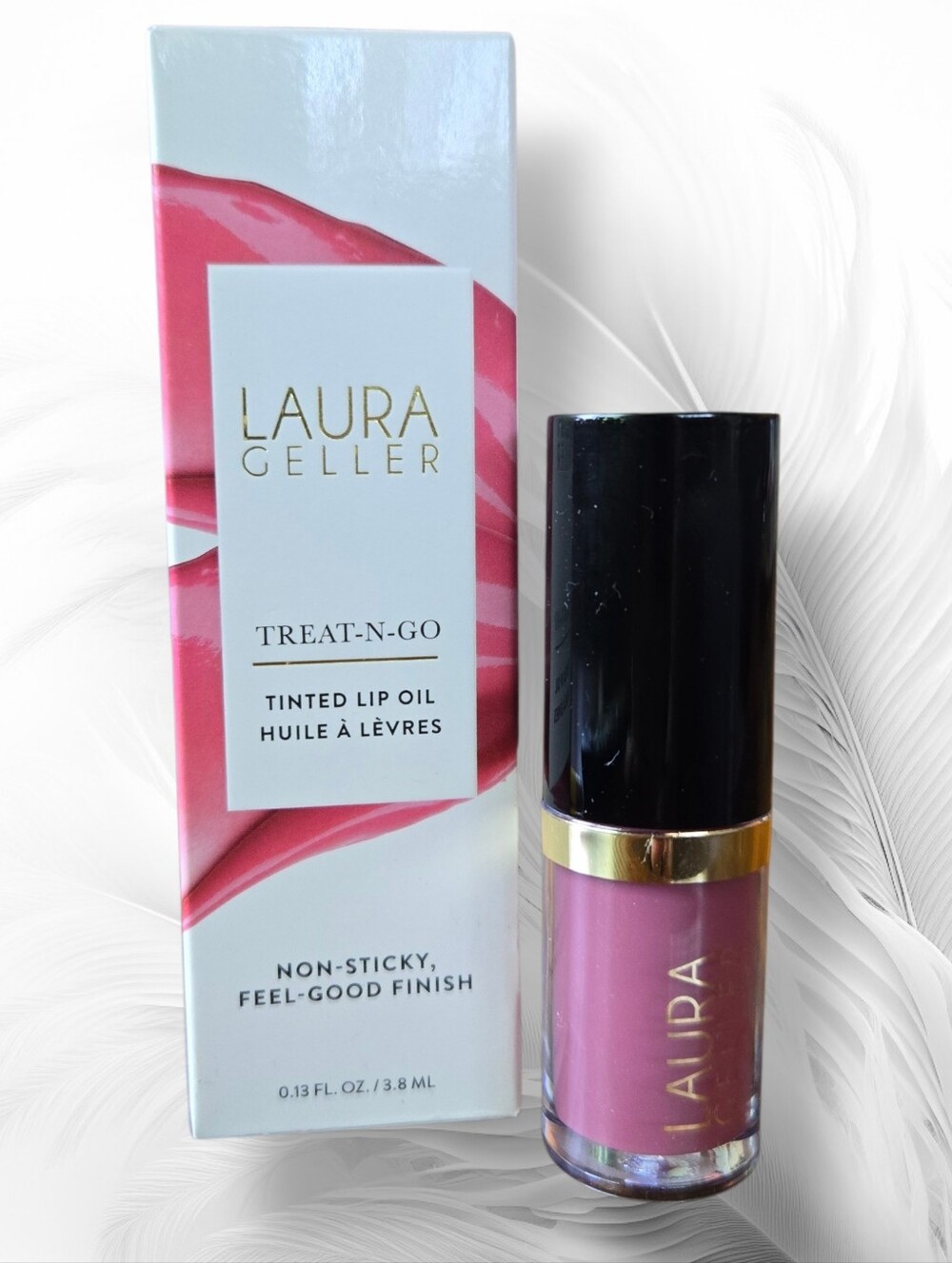 Laura Geller Tinted Lip Oil Shade First Place non Sticky Feel Good  Finish3.8ml